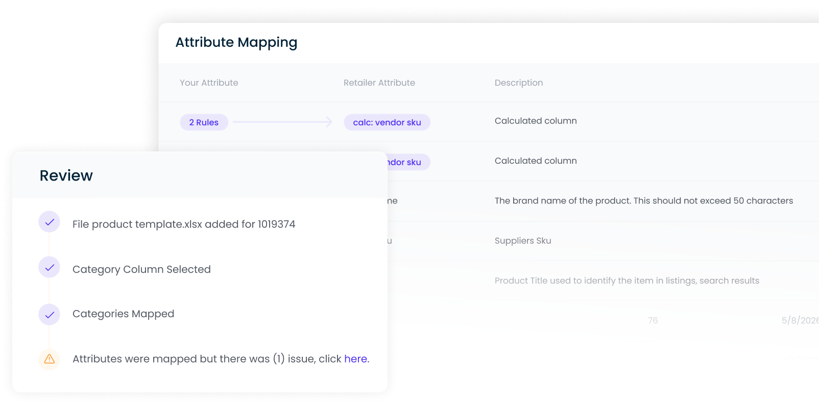 Attribute validation engine