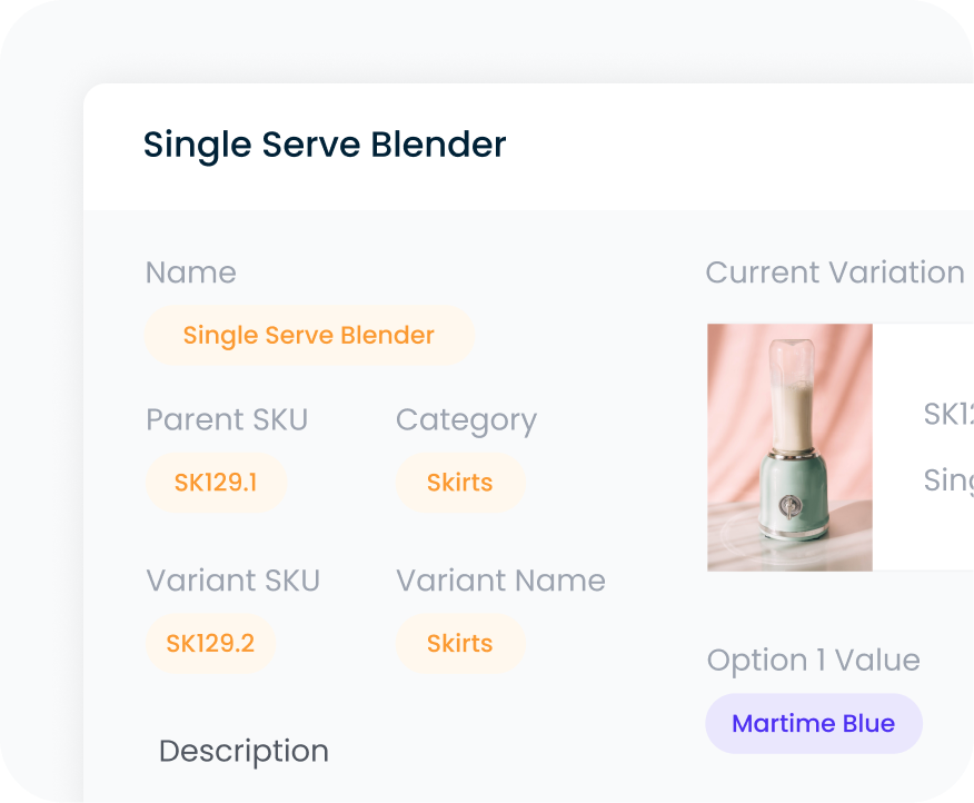 Product Onboarding - Product Details