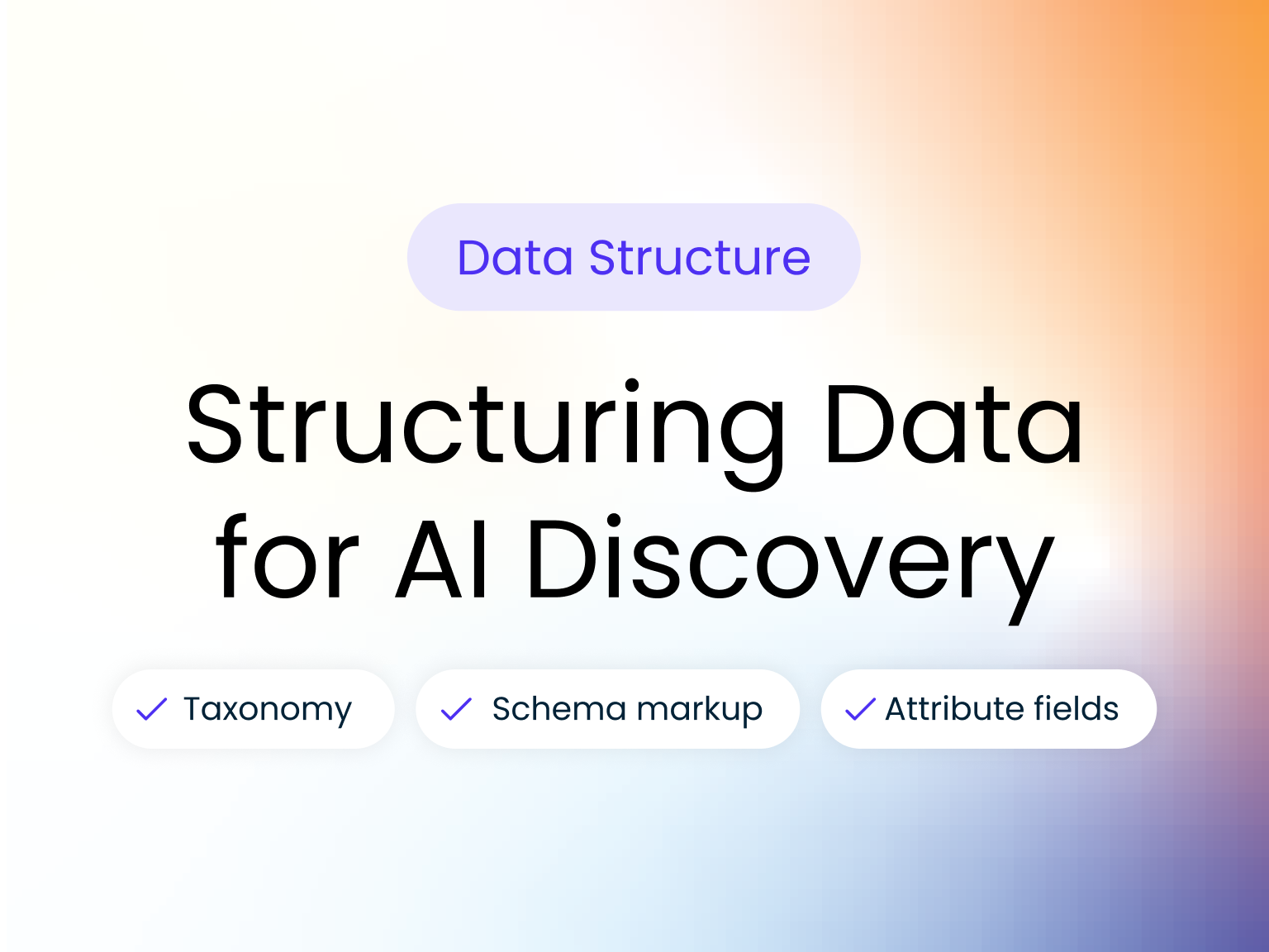 AI returns one to three product recommendations, not ten blue links. Learn how to structure your product data, schema, and catalog so AI systems can find, read, and recommend your products.